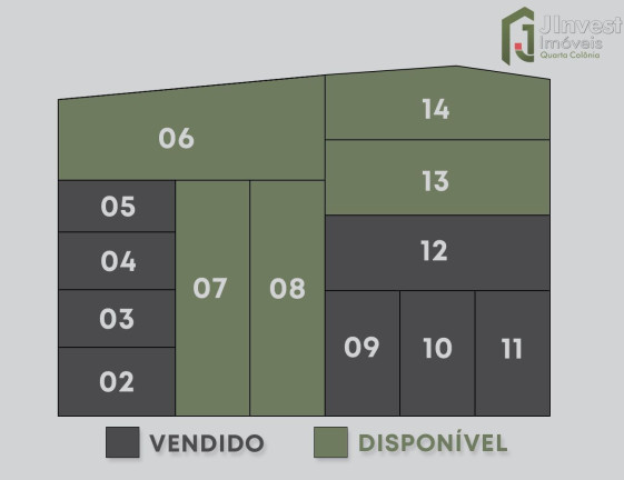 Terreno à Venda, 789 m² em Centro - Faxinal Do Soturno