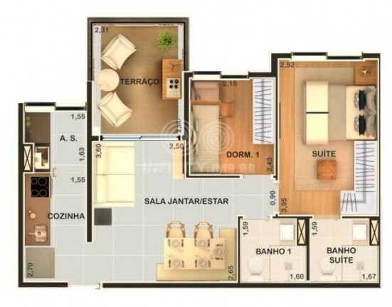 Imagem Apartamento com 2 Quartos à Venda, 56 m² em Tatuapé - São Paulo