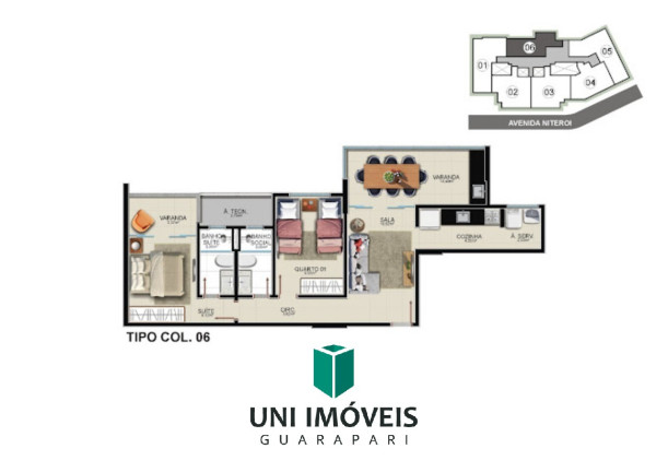 Imagem Apartamento com 2 Quartos à Venda, 76 m² em Praia Do Morro - Guarapari Imagem Apartamento com 2 Quartos à Venda, 76 m² em Praia Do Morro - Guarapari
