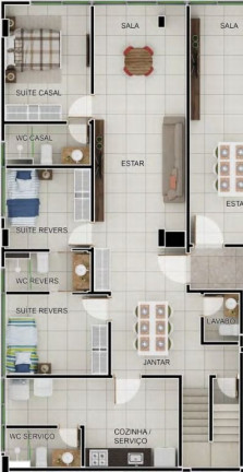 Imagem Apartamento com 3 Quartos à Venda, 81 m² em Bessa - João Pessoa