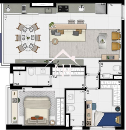 Apartamento com 2 Quartos à Venda, 76 m² em Vila Madalena - São Paulo
