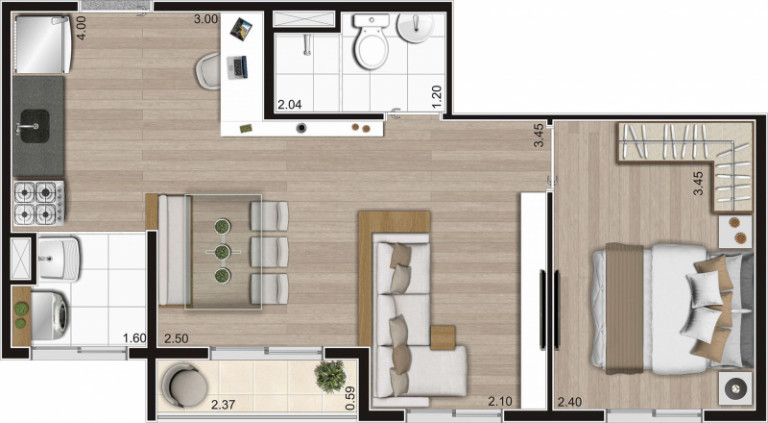Imagem Apartamento com 2 Quartos à Venda, 39 m² em Barra Funda - São Paulo Imagem Apartamento com 2 Quartos à Venda, 39 m² em Barra Funda - São Paulo