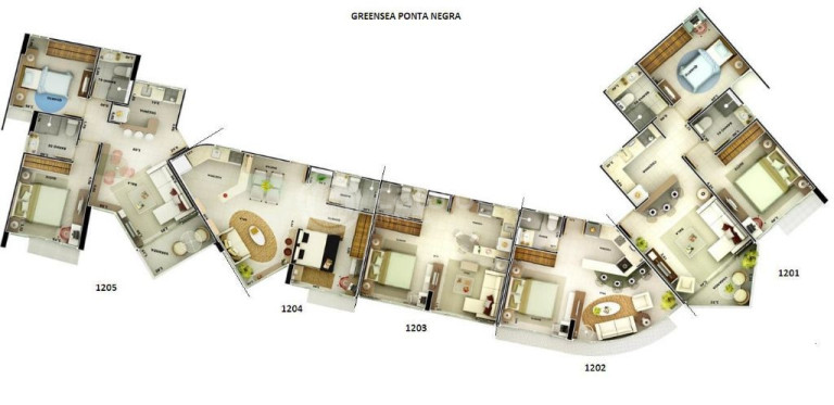 Imagem Apartamento com 1 Quarto à Venda, 33 m² em Ponta Negra - Natal Imagem Apartamento com 1 Quarto à Venda, 33 m² em Ponta Negra - Natal