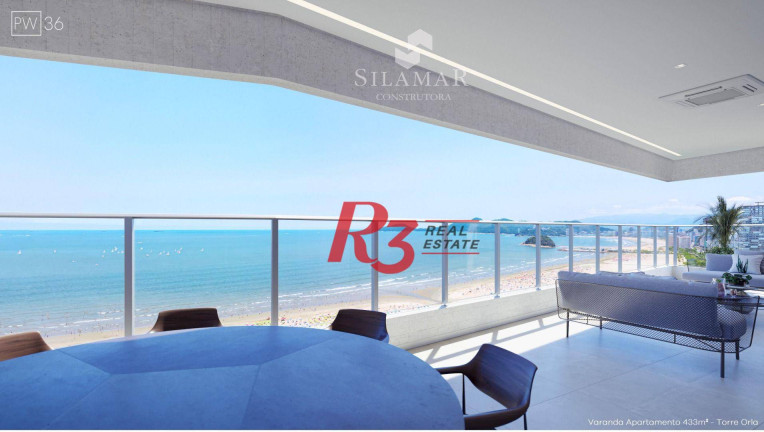 Imagem Apartamento com 4 Quartos à Venda, 315 m² em Gonzaga - Santos