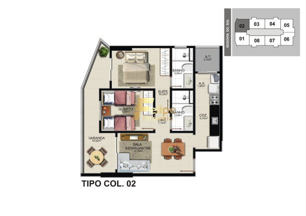 Imagem Imóvel com 2 Quartos à Venda, 59 m² em Praia De Itaparica - Vila Velha Imagem Imóvel com 2 Quartos à Venda, 59 m² em Praia De Itaparica - Vila Velha