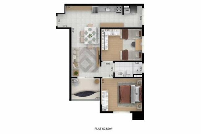 Imagem Apartamento com 2 Quartos à Venda, 62 m² em Lavadouro De Areia - Taubaté Imagem Apartamento com 2 Quartos à Venda, 62 m² em Lavadouro De Areia - Taubaté