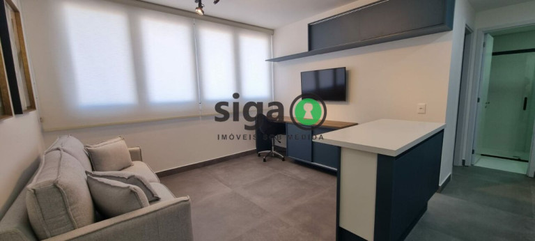 Apartamento com 1 Quarto para Alugar, 38 m² em Chácara Santo Antônio (zona Sul) - São Paulo