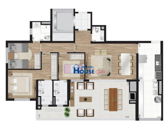 Imagem Apartamento com 3 Quartos à Venda, 121 m² em Pinheiros - São Paulo Imagem Apartamento com 3 Quartos à Venda, 121 m² em Pinheiros - São Paulo