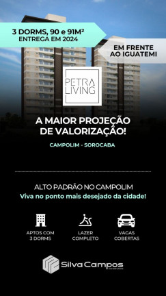Imagem Imóvel com 3 Quartos à Venda, 91 m² em Parque Campolim - Sorocaba