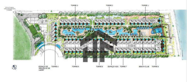 Imagem Flat com 1 Quarto à Venda, 30 m² em Praia Muro Alto - Ipojuca Imagem Flat com 1 Quarto à Venda, 30 m² em Praia Muro Alto - Ipojuca