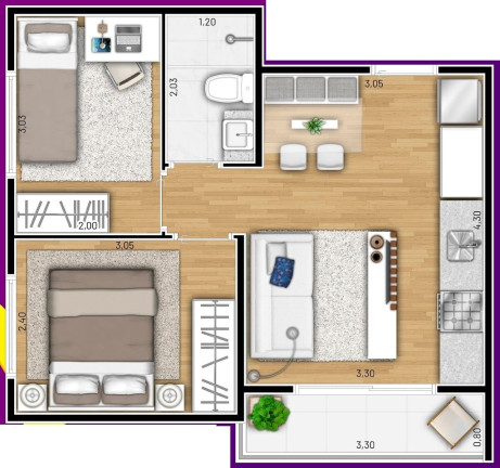 Imagem Apartamento com 2 Quartos à Venda, 38 m² em Vila Ré - São Paulo Imagem Apartamento com 2 Quartos à Venda, 38 m² em Vila Ré - São Paulo
