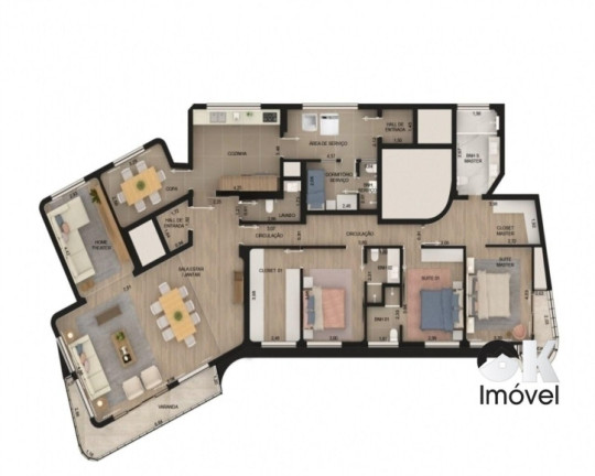 Imagem Apartamento com 4 Quartos à Venda, 307 m² em Higienópolis - São Paulo Imagem Apartamento com 4 Quartos à Venda, 307 m² em Higienópolis - São Paulo