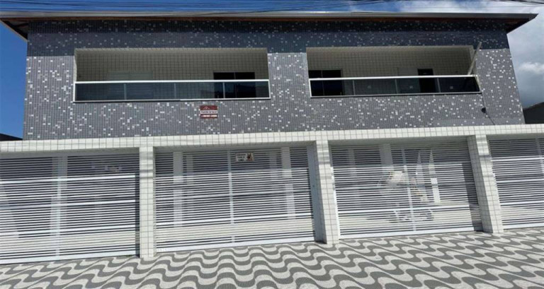 Casa com 2 Quartos à Venda, 50 m² em Tude Bastos - Praia Grande