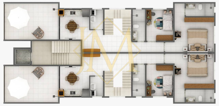 Imagem Cobertura com 4 Quartos à Venda, 164 m² em Aldeia Do Lago - Coronel Fabriciano