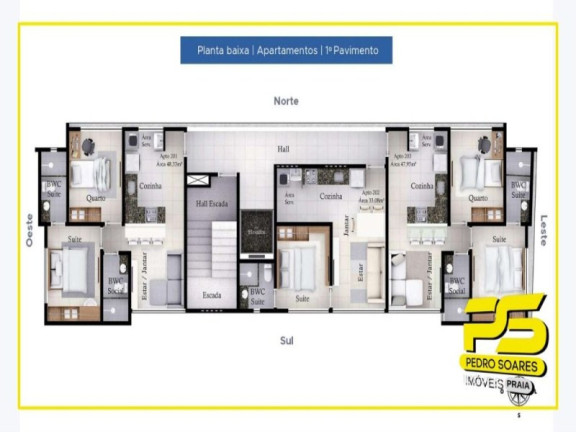 Imagem Apartamento com 1 Quarto à Venda, 33 m² em Jardim Oceania - João Pessoa