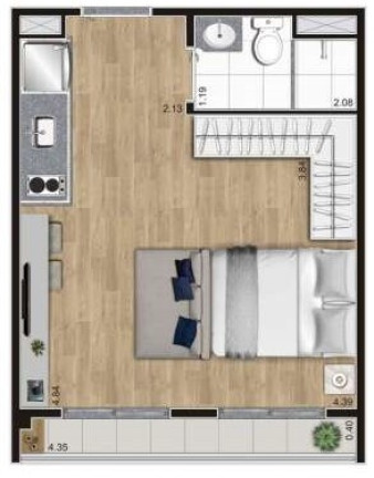 Imagem Apartamento com 2 Quartos à Venda, 42 m² em Belenzinho - São Paulo Imagem Apartamento com 2 Quartos à Venda, 42 m² em Belenzinho - São Paulo