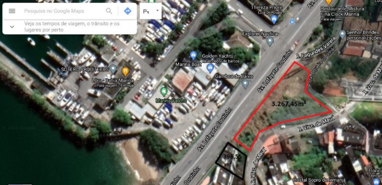 Imagem Terreno à Venda, 3.267 m² em Comércio - Salvador Imagem Terreno à Venda, 3.267 m² em Comércio - Salvador