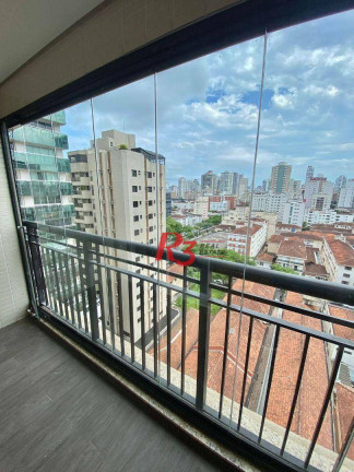 Imagem Apartamento com 2 Quartos para Alugar, 90 m² em Gonzaga - Santos