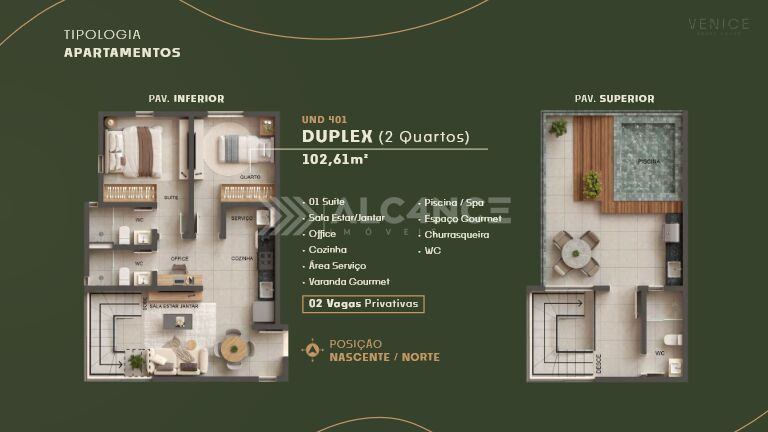 Imagem Imóvel com 2 Quartos à Venda, 57 m² em Intermares - Cabedelo