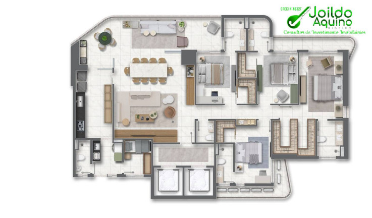 Imagem Apartamento com 3 Quartos à Venda, 174 m² em Aldeota - Fortaleza