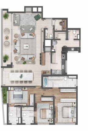 Imagem Apartamento com 3 Quartos à Venda, 159 m² em Jardim Europa - Porto Alegre Imagem Apartamento com 3 Quartos à Venda, 159 m² em Jardim Europa - Porto Alegre