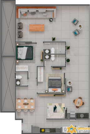 Imagem Apartamento com 2 Quartos à Venda, 106 m² em Itaguá - Ubatuba Imagem Apartamento com 2 Quartos à Venda, 106 m² em Itaguá - Ubatuba