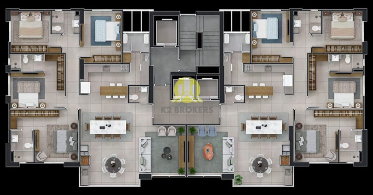 Imagem Apartamento com 4 Quartos à Venda, 146 m² em Centro - Balneário Camboriú Imagem Apartamento com 4 Quartos à Venda, 146 m² em Centro - Balneário Camboriú