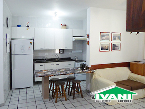 Imagem Apartamento com 1 Quarto para Temporada, 55 m² em Praia Grande - Ubatuba
