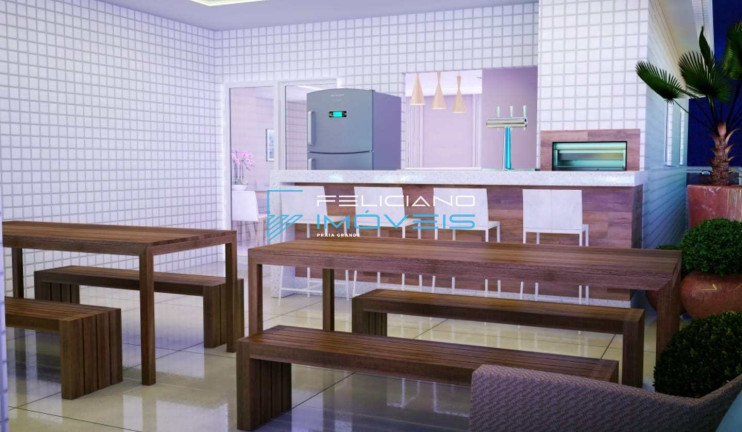 Imagem Apartamento com 2 Quartos à Venda, 80 m² em Guilhermina - Praia Grande