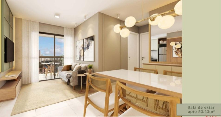 Imagem Imóvel com 3 Quartos à Venda, 65 m² em Presidente Kennedy - Fortaleza
