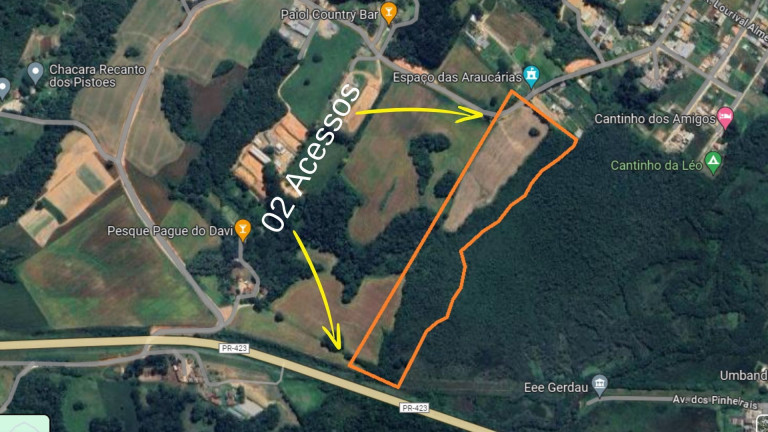 Terreno à Venda,  em Estação - Araucaria