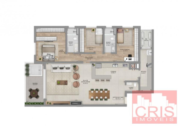 Imagem Apartamento com 3 Quartos à Venda, 171 m² em Centro - Bento Gonçalves Imagem Apartamento com 3 Quartos à Venda, 171 m² em Centro - Bento Gonçalves