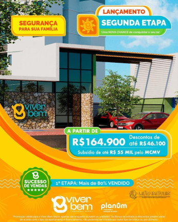 Imagem Apartamento com 2 Quartos à Venda, 45 m² em Luiz Gonzaga - Caruaru