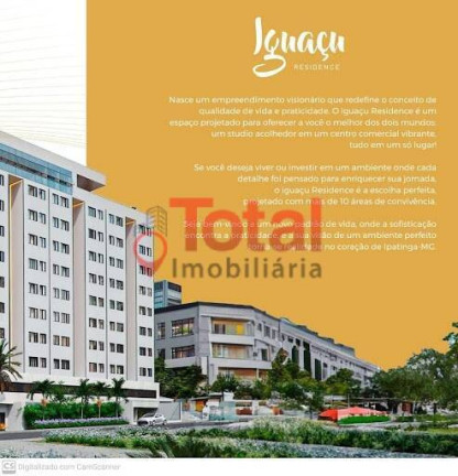 Imagem Apartamento com 1 Quarto à Venda,  em Iguaçu - Ipatinga