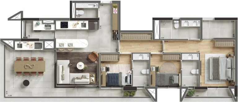 Imagem Apartamento com 3 Quartos à Venda, 115 m² em Ibirapuera - São Paulo