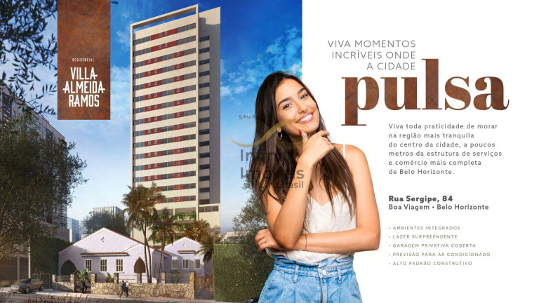 Imagem Imóvel com 1 Quarto à Venda, 39 m² em Boa Viagem - Belo Horizonte Imagem Imóvel com 1 Quarto à Venda, 39 m² em Boa Viagem - Belo Horizonte