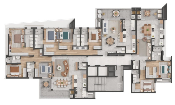Imagem Cobertura com 3 Quartos à Venda, 271 m² em Alto Da Rua Xv - Curitiba