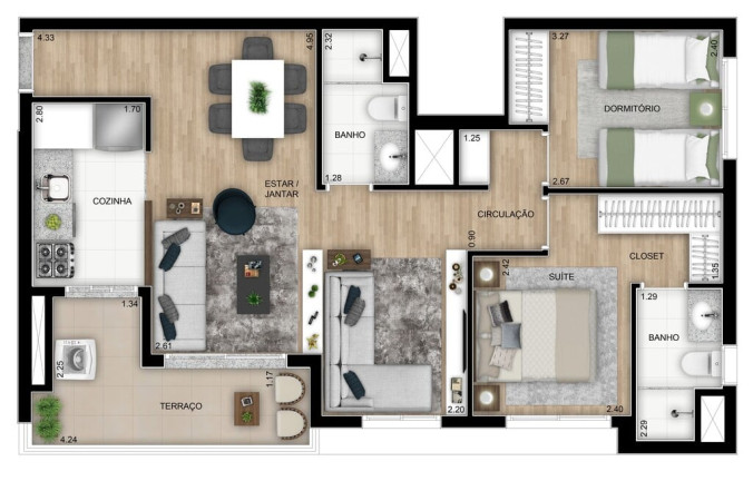 Imagem Apartamento com 3 Quartos à Venda, 67 m² em Lapa - São Paulo Imagem Apartamento com 3 Quartos à Venda, 67 m² em Lapa - São Paulo