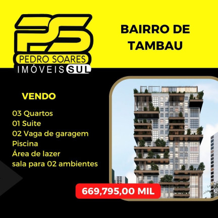 Imagem Apartamento com 3 Quartos à Venda, 77 m² em Tambaú - João Pessoa