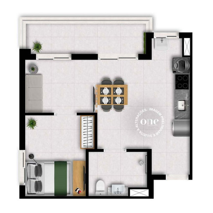 Imagem Apartamento com 1 Quarto à Venda, 47 m² em Vila Mariana - São Paulo