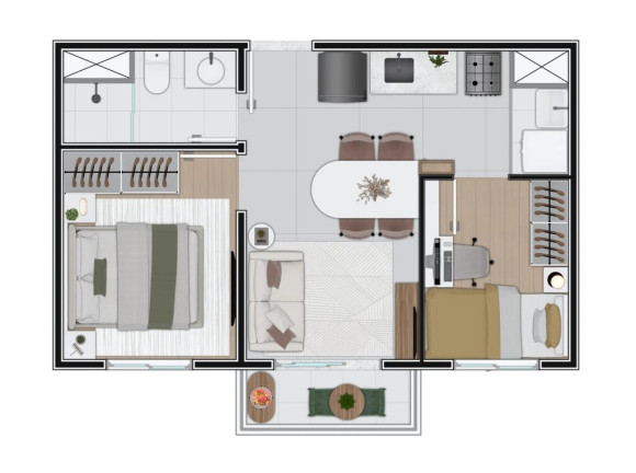 Imagem Apartamento com 2 Quartos à Venda, 39 m² em Alto Da Moóca - São Paulo Imagem Apartamento com 2 Quartos à Venda, 39 m² em Alto Da Moóca - São Paulo