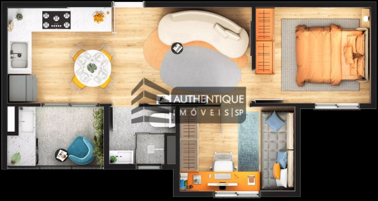 Imagem Apartamento com 2 Quartos à Venda, 36 m² em Cidade Jardim - São Paulo Imagem Apartamento com 2 Quartos à Venda, 36 m² em Cidade Jardim - São Paulo