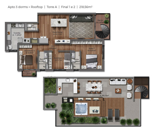 Imagem Apartamento com 3 Quartos à Venda, 106 m² em Tristeza - Porto Alegre Imagem Apartamento com 3 Quartos à Venda, 106 m² em Tristeza - Porto Alegre