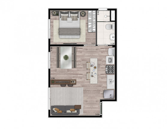 Imagem Apartamento com 2 Quartos à Venda, 35 m² em Pirituba - São Paulo