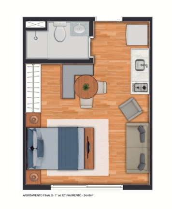 Imagem Apartamento com 1 Quarto à Venda, 30 m² em Barra Funda - São Paulo Imagem Apartamento com 1 Quarto à Venda, 30 m² em Barra Funda - São Paulo