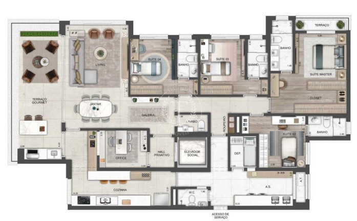 Imagem Cobertura com 4 Quartos à Venda, 221 m² em Vila Romana - São Paulo