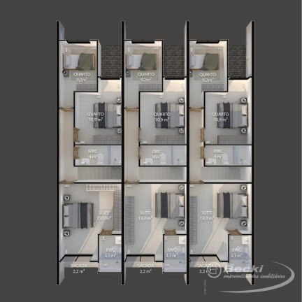 Imagem Casa com 3 Quartos à Venda, 114 m² em Itaum - Joinville