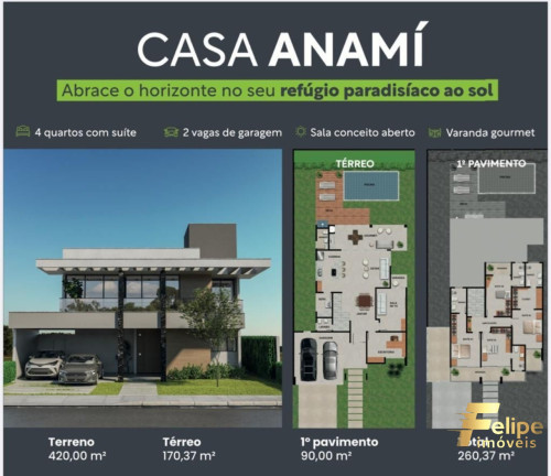 Imagem Casa com 4 Quartos à Venda, 260 m² em Enseada Azul - Guarapari