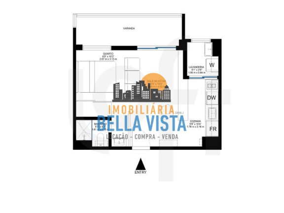 Imagem Apartamento com 1 Quarto à Venda, 41 m² em República - São Paulo Imagem Apartamento com 1 Quarto à Venda, 41 m² em República - São Paulo
