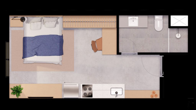 Imagem Studio com 1 Quarto à Venda, 26 m² em Brás - São Paulo Imagem Studio com 1 Quarto à Venda, 26 m² em Brás - São Paulo